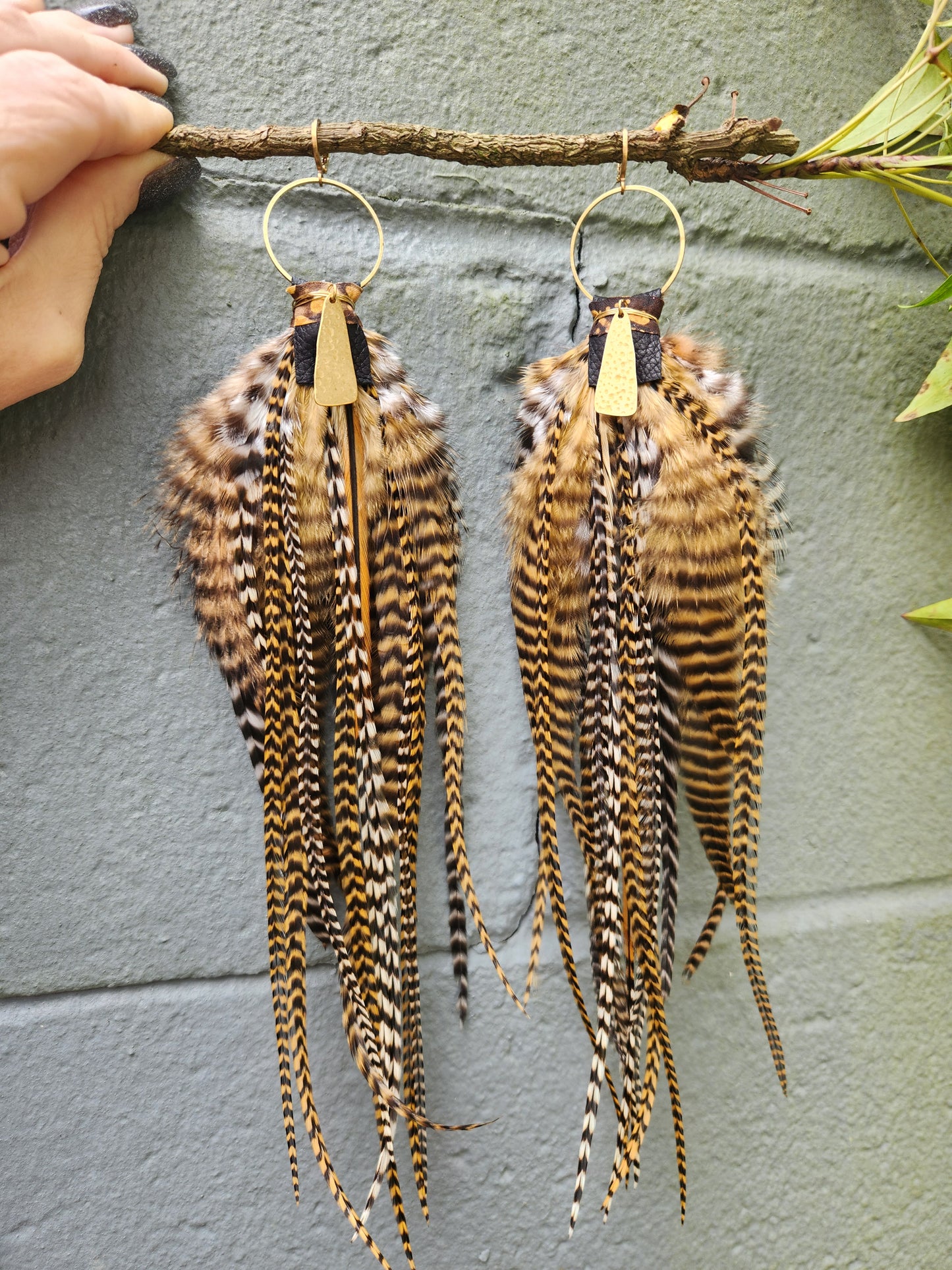 Extravagant Feather Earrings 3