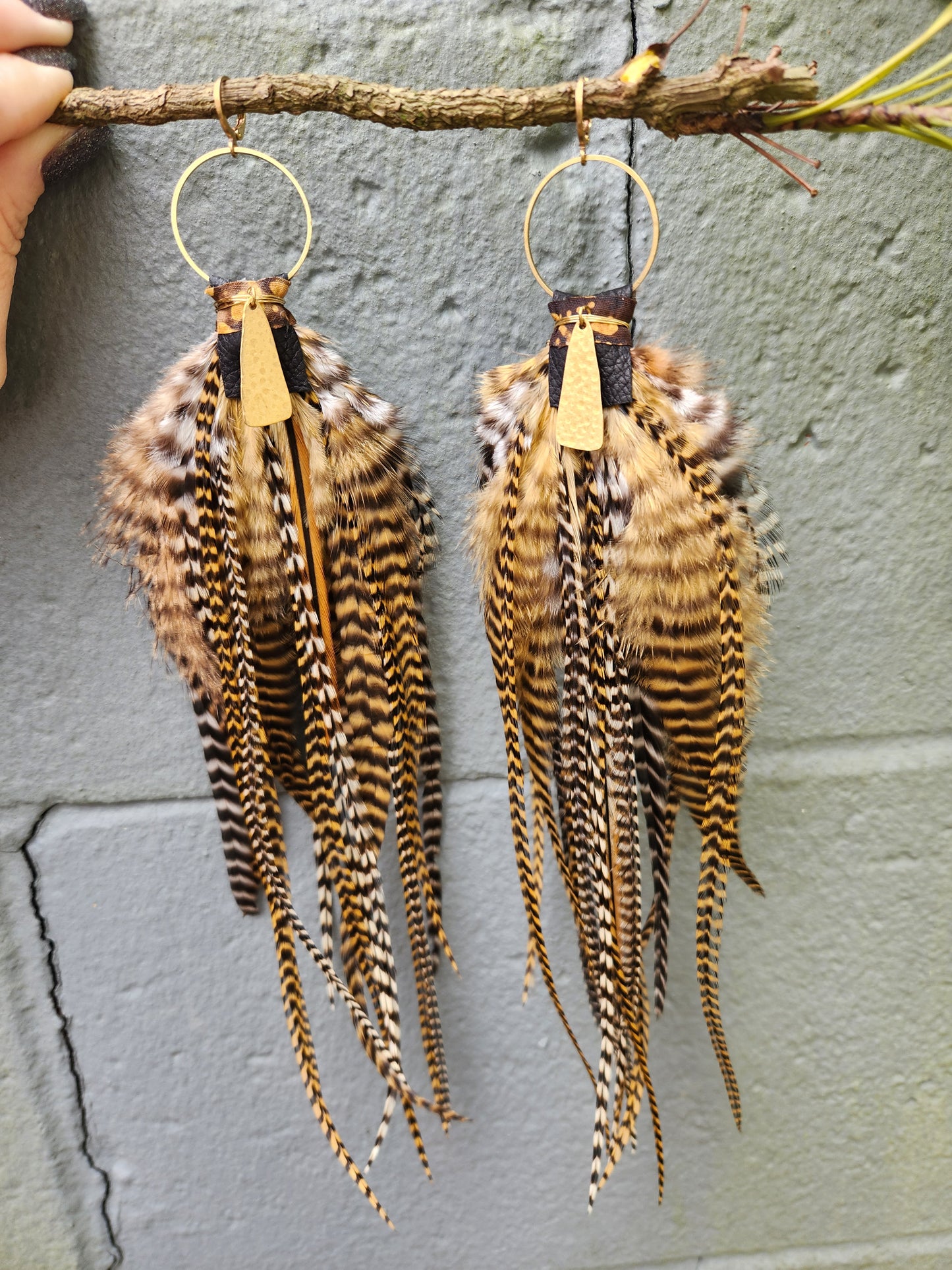 Extravagant Feather Earrings 3