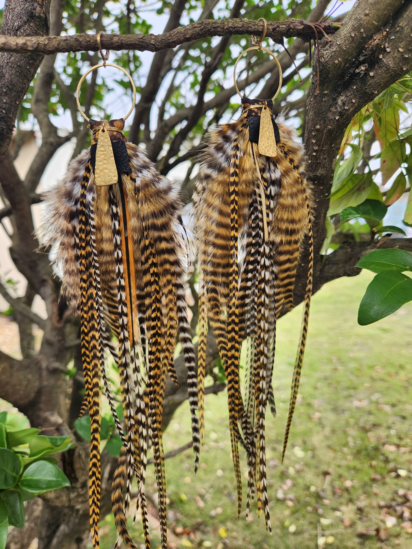 Extravagant Feather Earrings 3