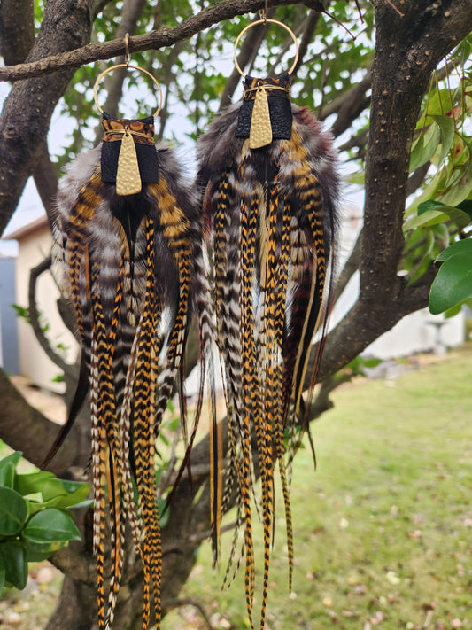 Extravagant Feather Earrings 4