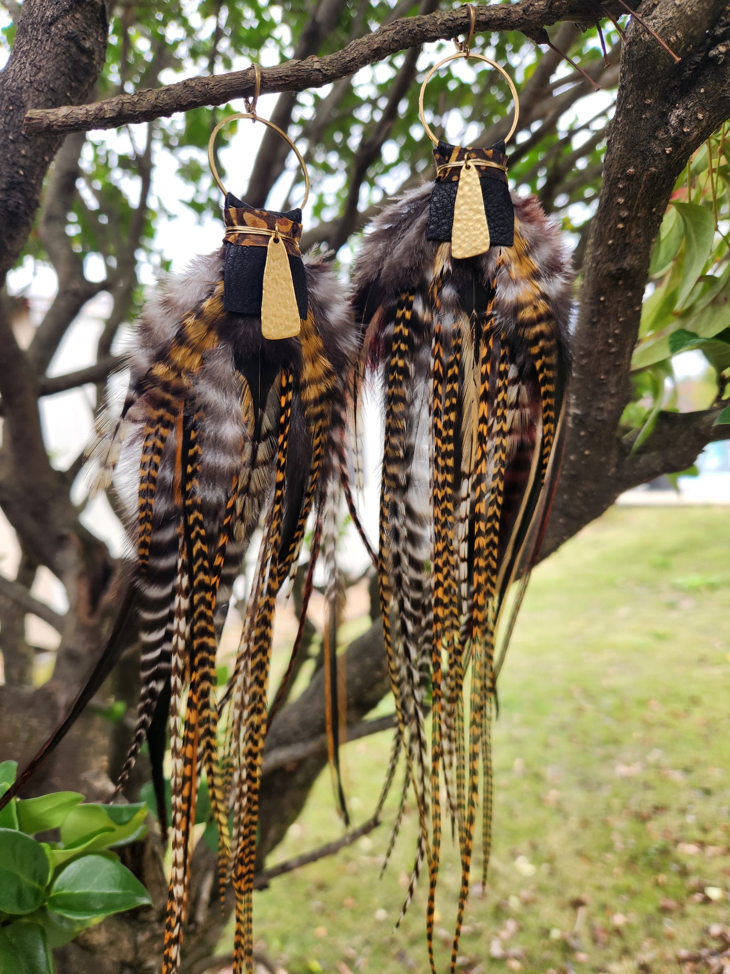 Extravagant Feather Earrings 4