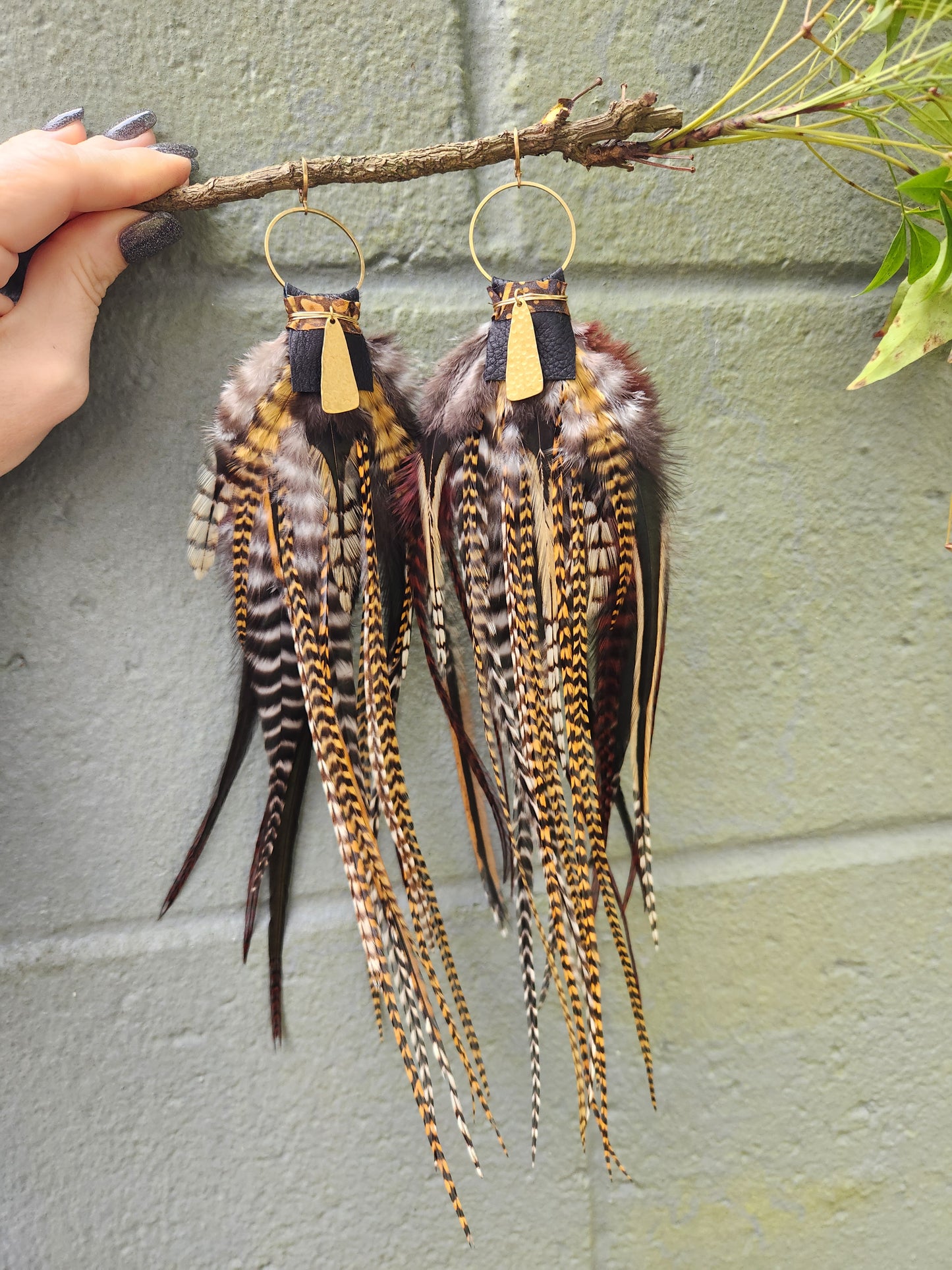 Extravagant Feather Earrings 4