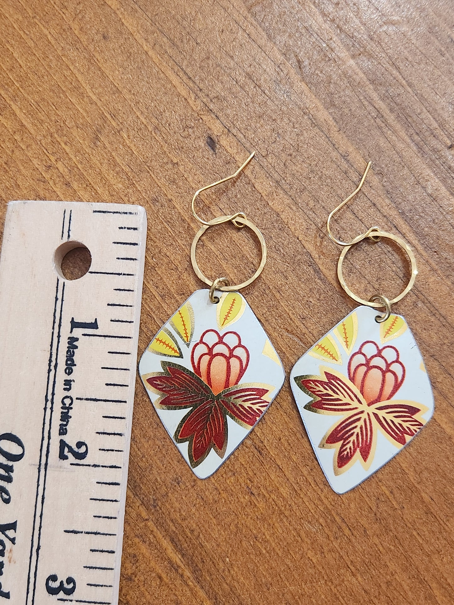 Scottish Biscuit Tin Earrings