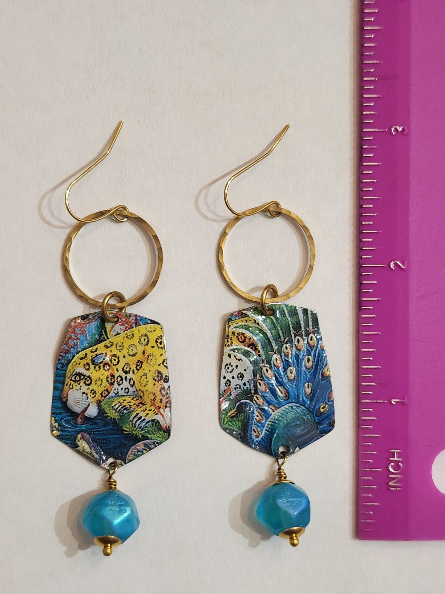 Leopard and Peacock