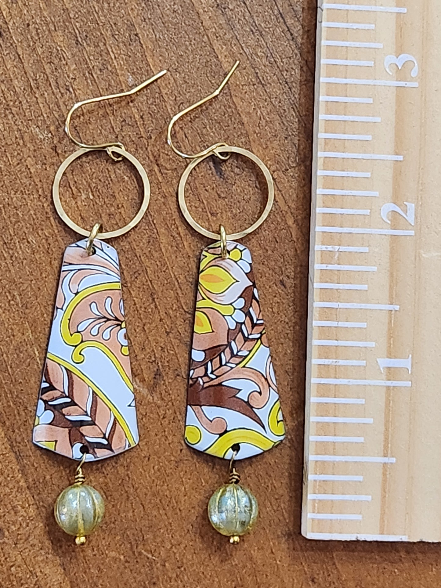 Pink & Mustard Paisley