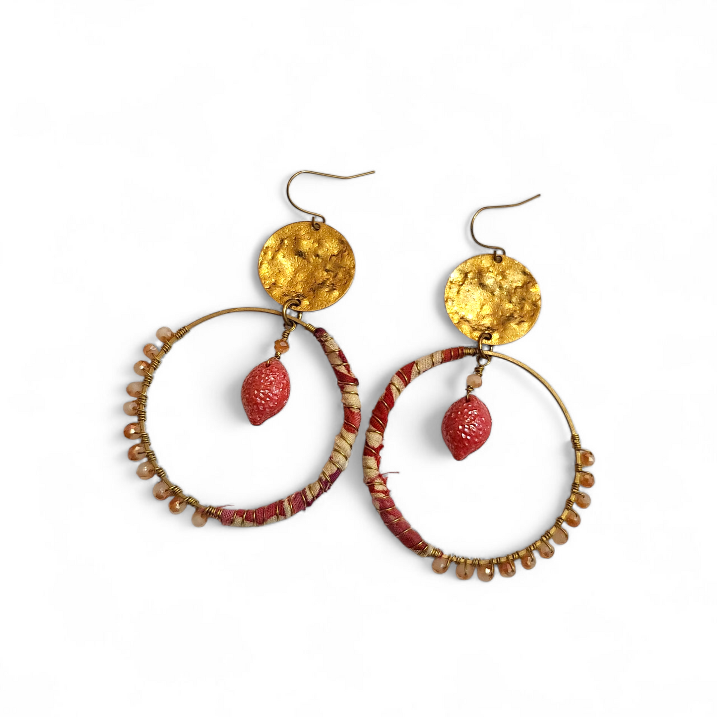 Red Fruit Hippie Hoops