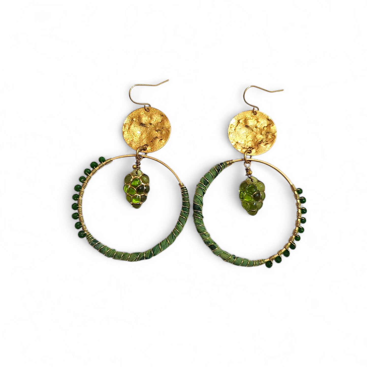 Green Grape Hippie Hoops