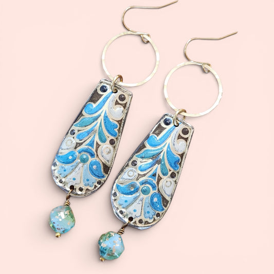 Embossed Blue Beauties-style 1