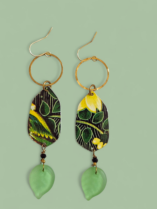 Green & Yellow Floral