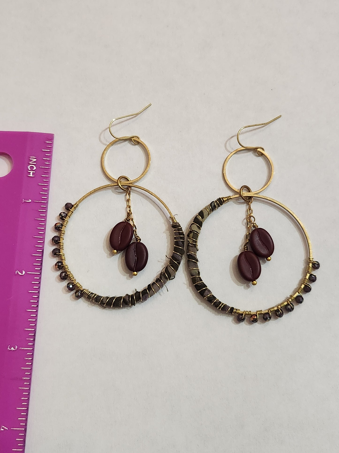 Coffee Time Hippie Hoops