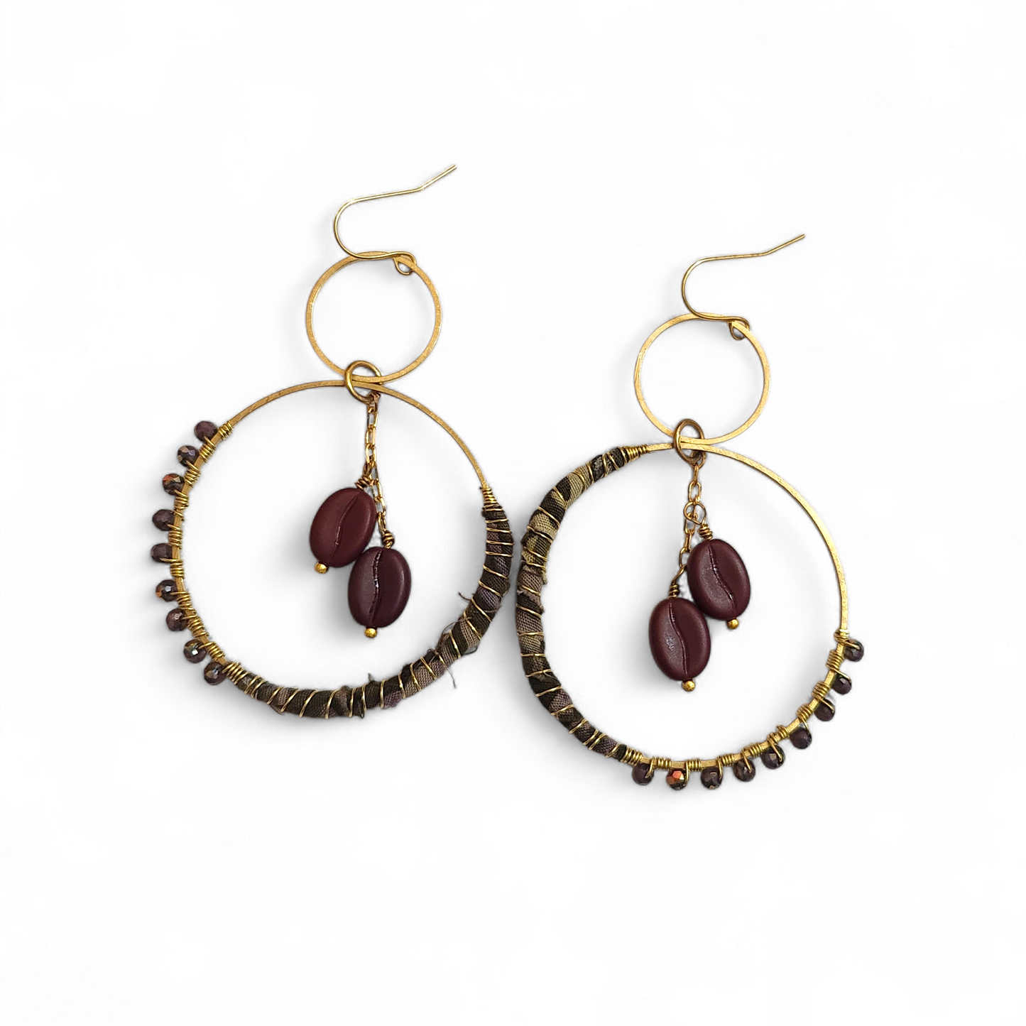 Coffee Time Hippie Hoops